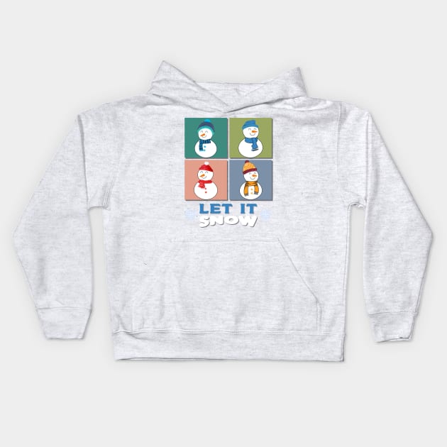 Let it Snow Kids Hoodie by Blended Designs